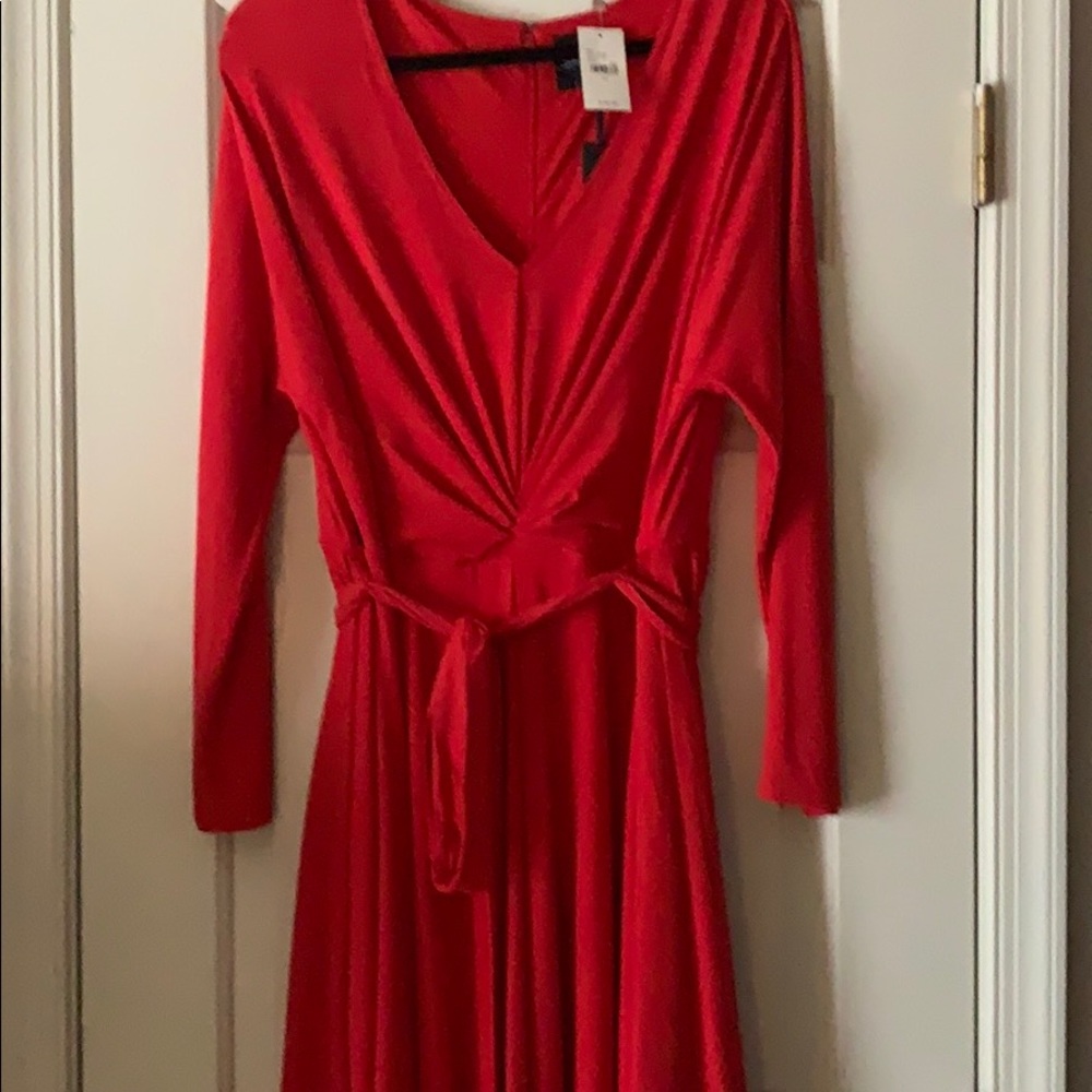 Isabel Toledo for Lane Bryant red dress size 24